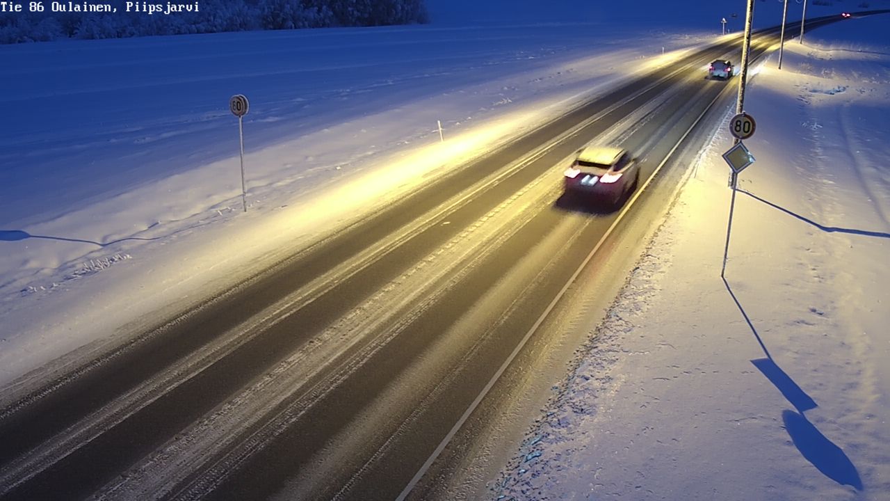 Kelikamerat Kuva Tie 86 Oulainen, Piipsjärvi, Oulainen, Pohjois-Pohjanmaa