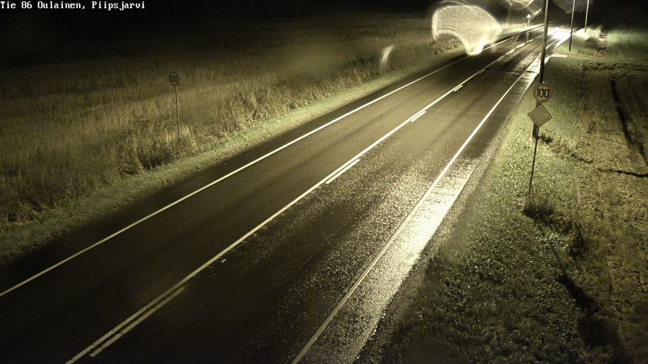 Weather Camera Image Road 86 Oulainen, Piipsjärvi, Oulainen, Pohjois-Pohjanmaa