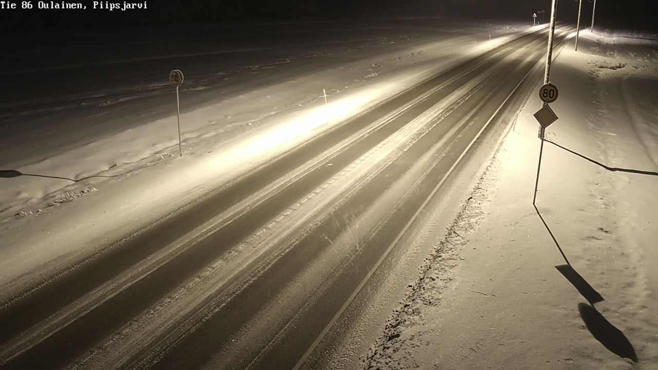 Kelikamerat Kuva Tie 86 Oulainen, Piipsjärvi, Oulainen, Pohjois-Pohjanmaa