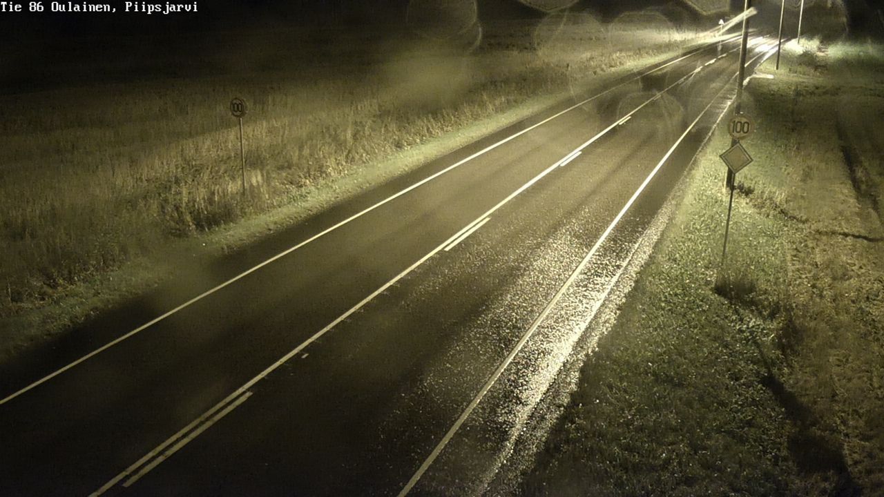 Weather Camera Image Road 86 Oulainen, Piipsjärvi, Oulainen, Pohjois-Pohjanmaa