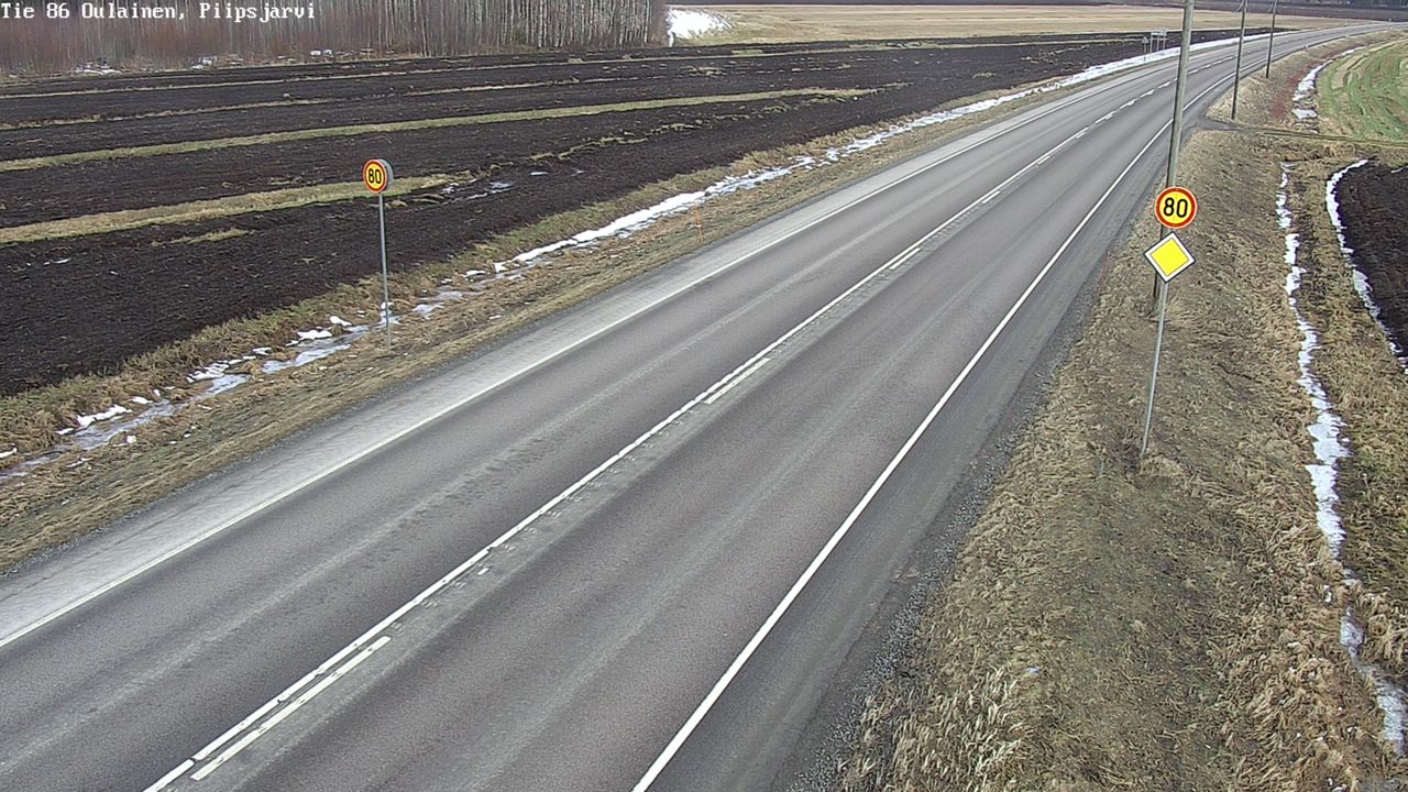 Kelikamerat Kuva Tie 86 Oulainen, Piipsjärvi, Oulainen, Pohjois-Pohjanmaa