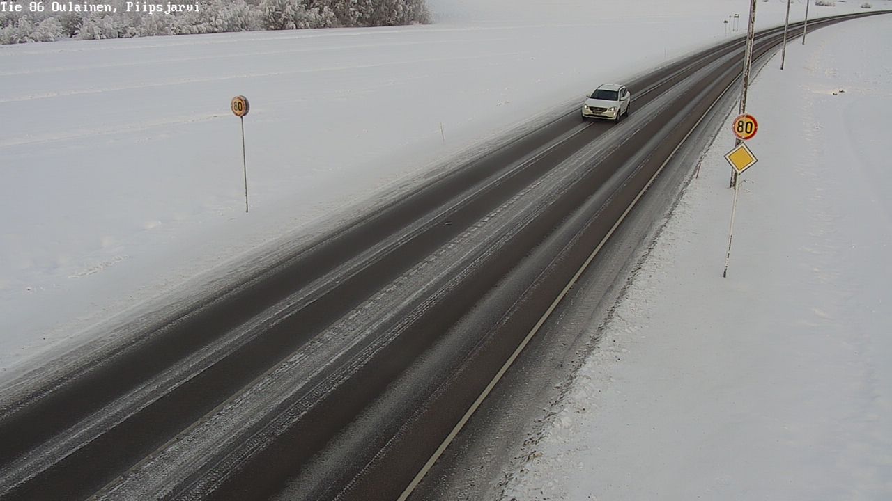 Kelikamerat Kuva Tie 86 Oulainen, Piipsjärvi, Oulainen, Pohjois-Pohjanmaa