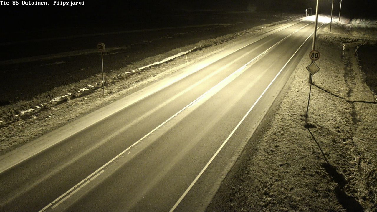 Kelikamerat Kuva Tie 86 Oulainen, Piipsjärvi, Oulainen, Pohjois-Pohjanmaa