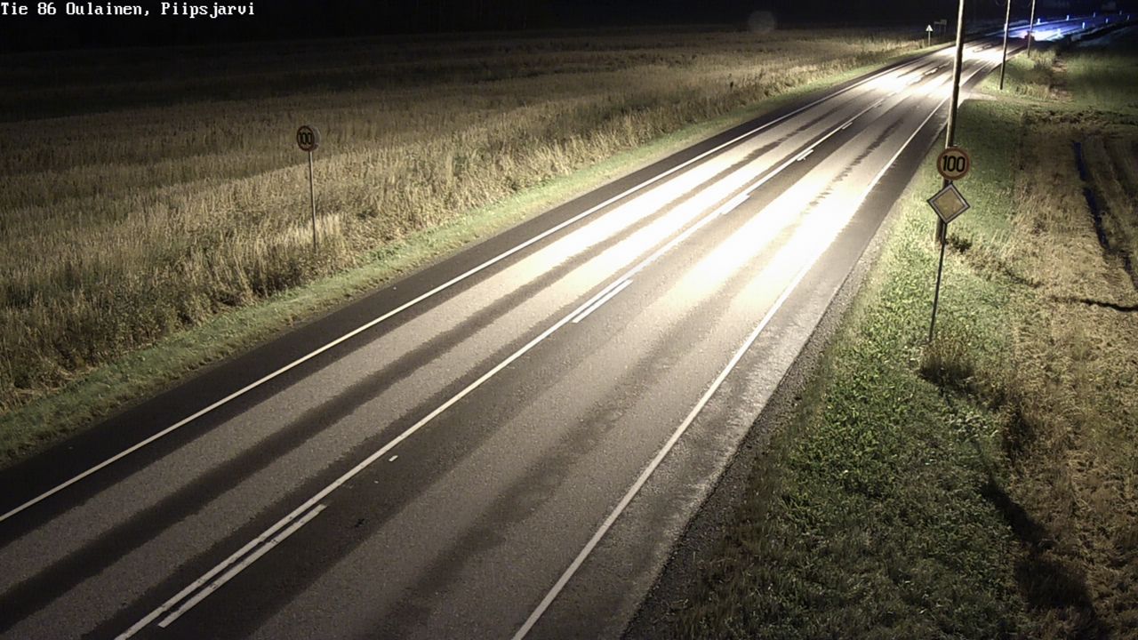 Weather Camera Image Road 86 Oulainen, Piipsjärvi, Oulainen, Pohjois-Pohjanmaa