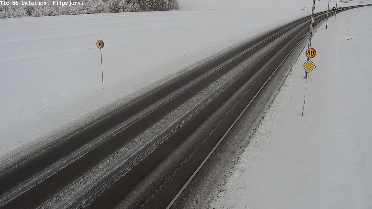 Kelikamerat Kuva Tie 86 Oulainen, Piipsjärvi, Oulainen, Pohjois-Pohjanmaa