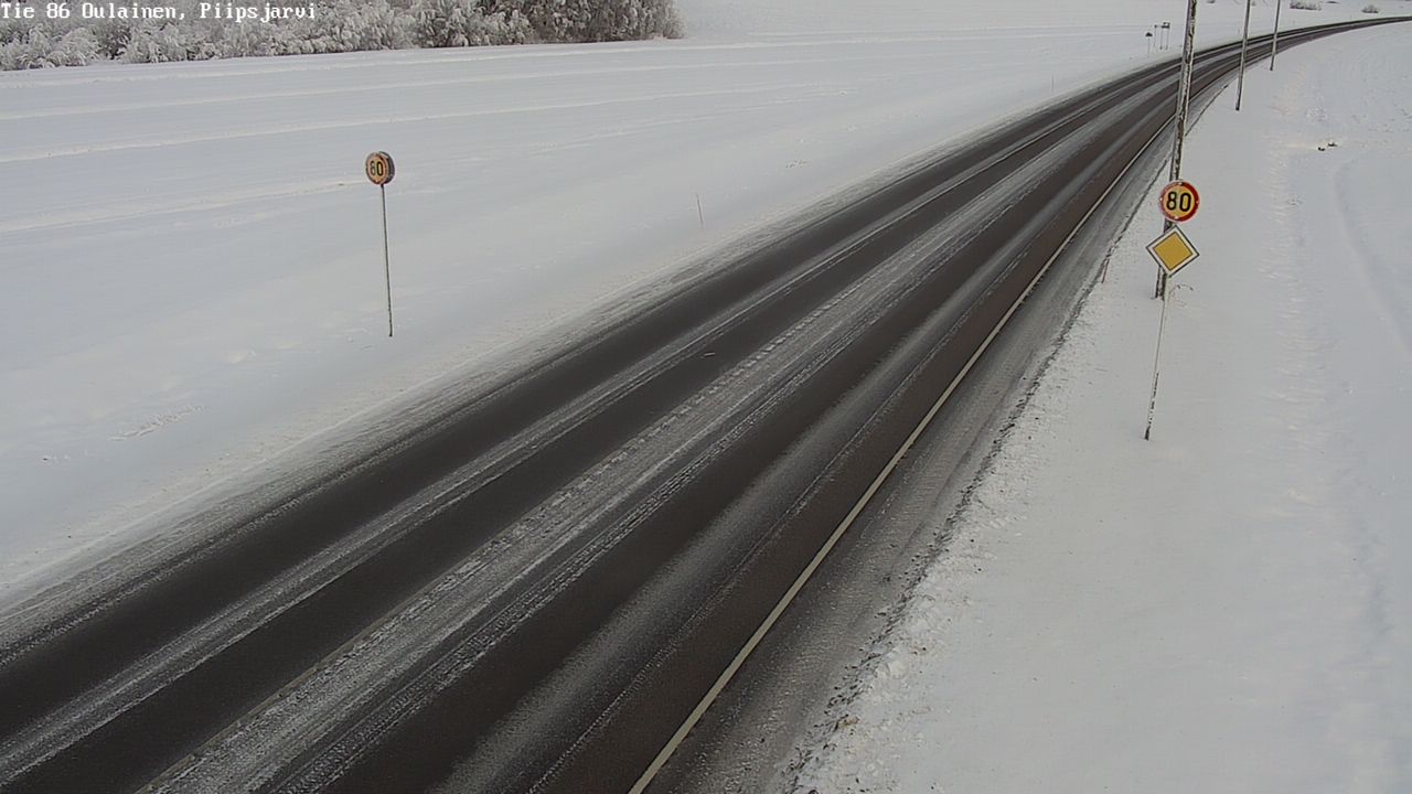 Kelikamerat Kuva Tie 86 Oulainen, Piipsjärvi, Oulainen, Pohjois-Pohjanmaa
