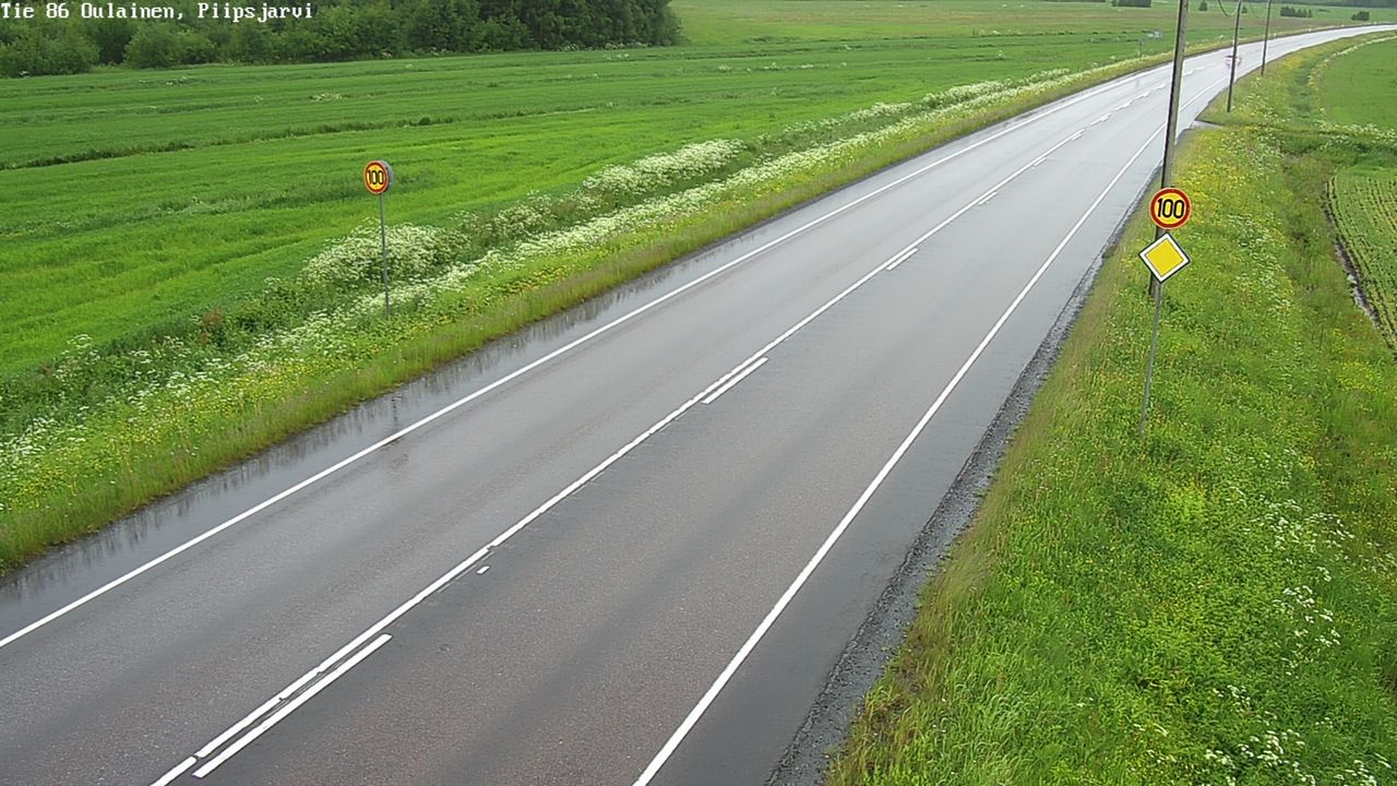 Kelikamerat Kuva Tie 86 Oulainen, Piipsjärvi, Oulainen, Pohjois-Pohjanmaa