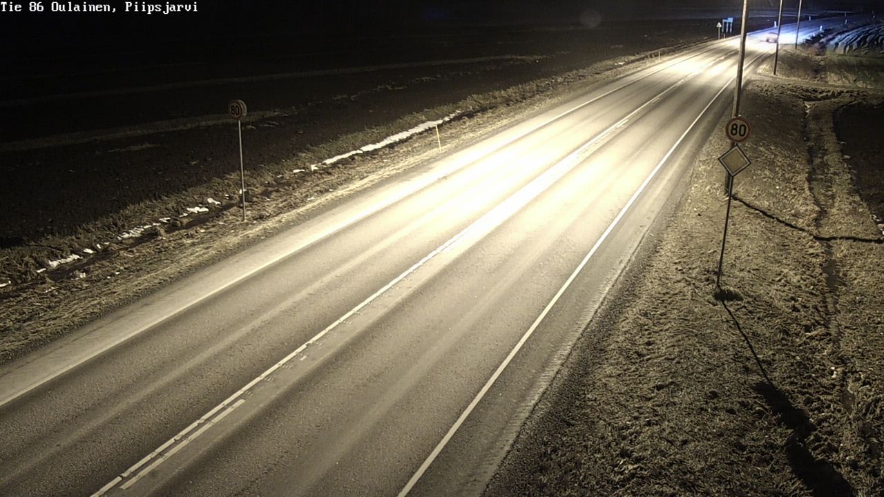 Kelikamerat Kuva Tie 86 Oulainen, Piipsjärvi, Oulainen, Pohjois-Pohjanmaa