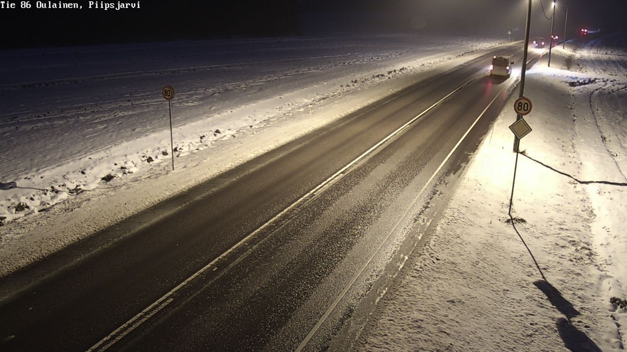 Weather Camera Image Road 86 Oulainen, Piipsjärvi, Oulainen, Pohjois-Pohjanmaa