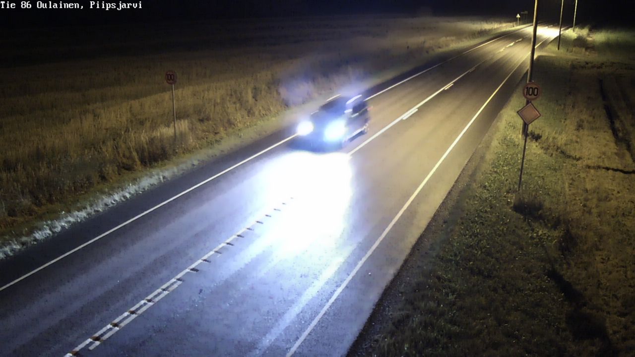 Weather Camera Image Road 86 Oulainen, Piipsjärvi, Oulainen, Pohjois-Pohjanmaa