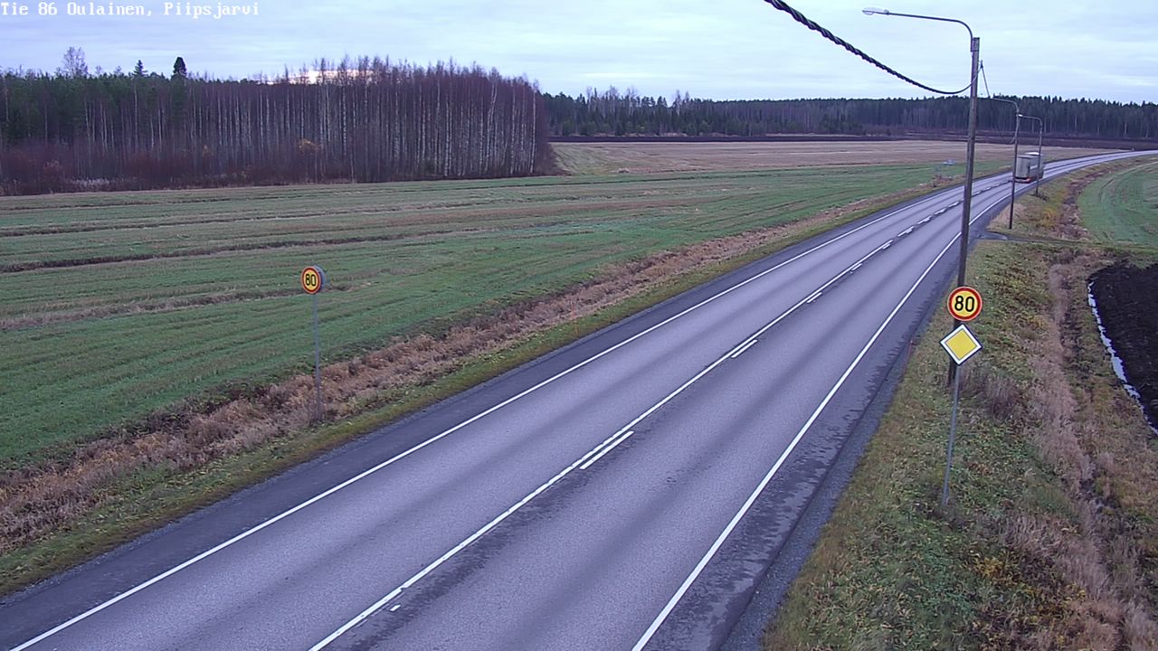 Kelikamerat Kuva Tie 86 Oulainen, Piipsjärvi, Oulainen, Pohjois-Pohjanmaa