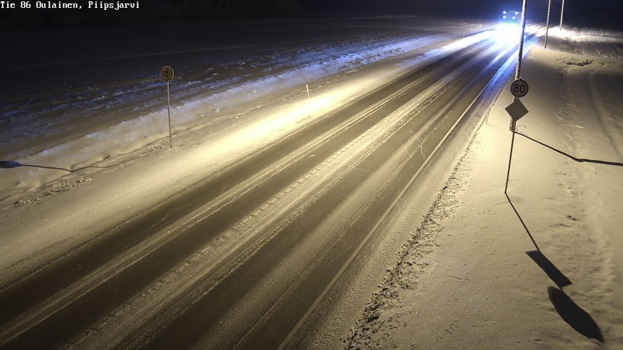 Kelikamerat Kuva Tie 86 Oulainen, Piipsjärvi, Oulainen, Pohjois-Pohjanmaa