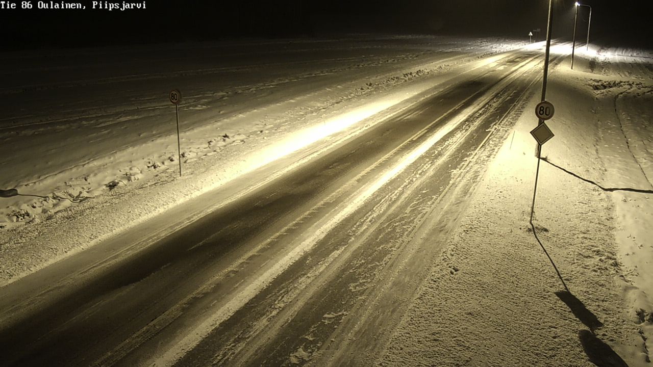 Kelikamerat Kuva Tie 86 Oulainen, Piipsjärvi, Oulainen, Pohjois-Pohjanmaa