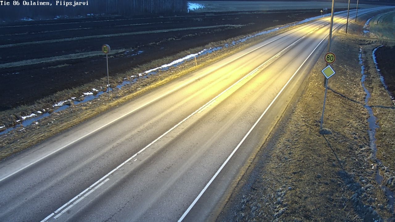 Kelikamerat Kuva Tie 86 Oulainen, Piipsjärvi, Oulainen, Pohjois-Pohjanmaa