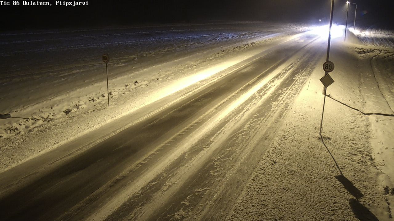 Kelikamerat Kuva Tie 86 Oulainen, Piipsjärvi, Oulainen, Pohjois-Pohjanmaa