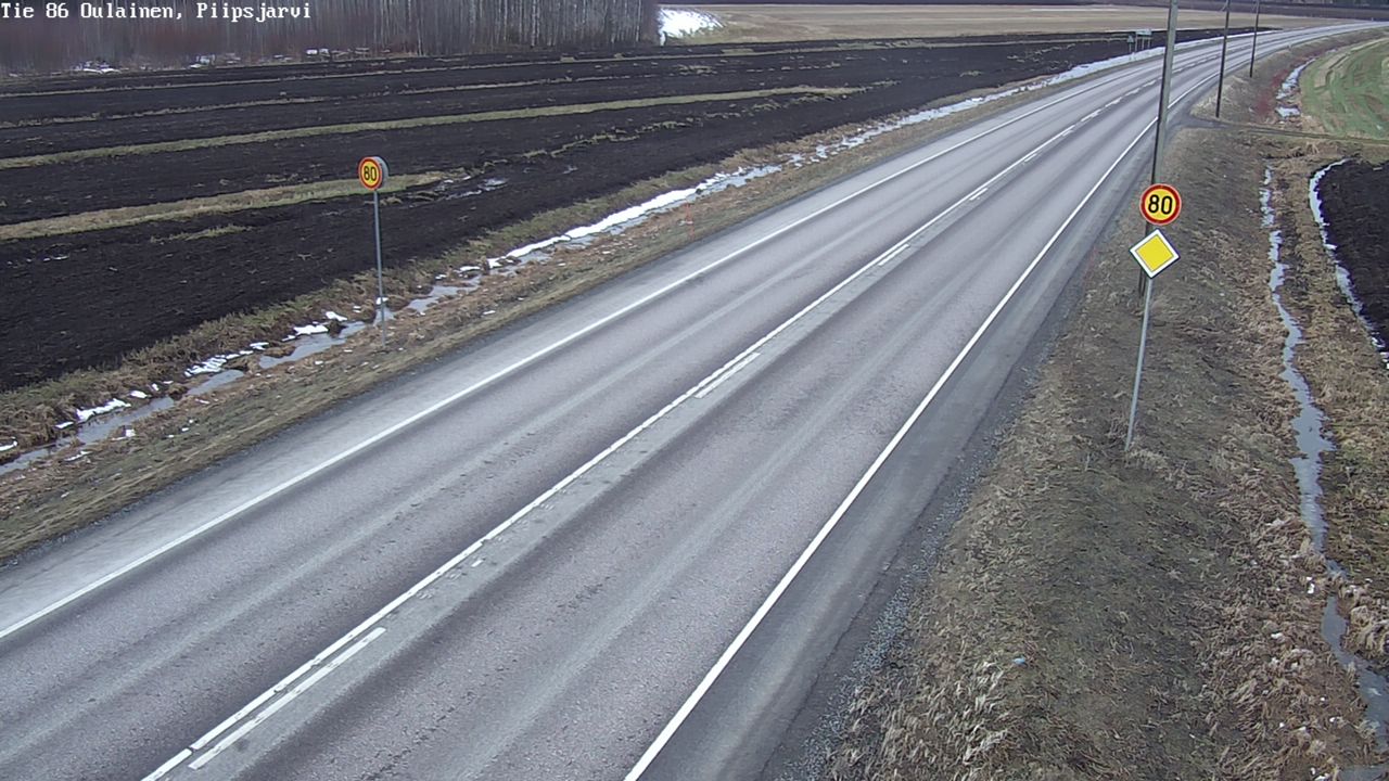 Kelikamerat Kuva Tie 86 Oulainen, Piipsjärvi, Oulainen, Pohjois-Pohjanmaa