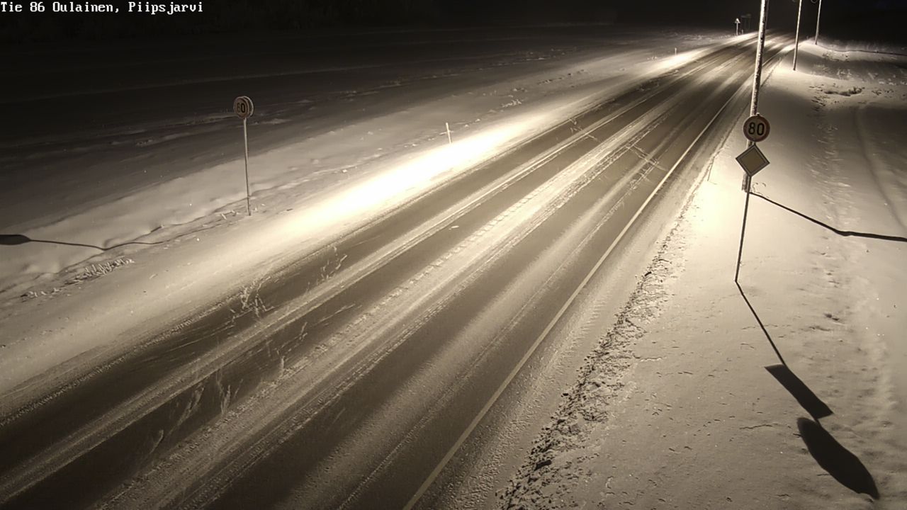 Kelikamerat Kuva Tie 86 Oulainen, Piipsjärvi, Oulainen, Pohjois-Pohjanmaa