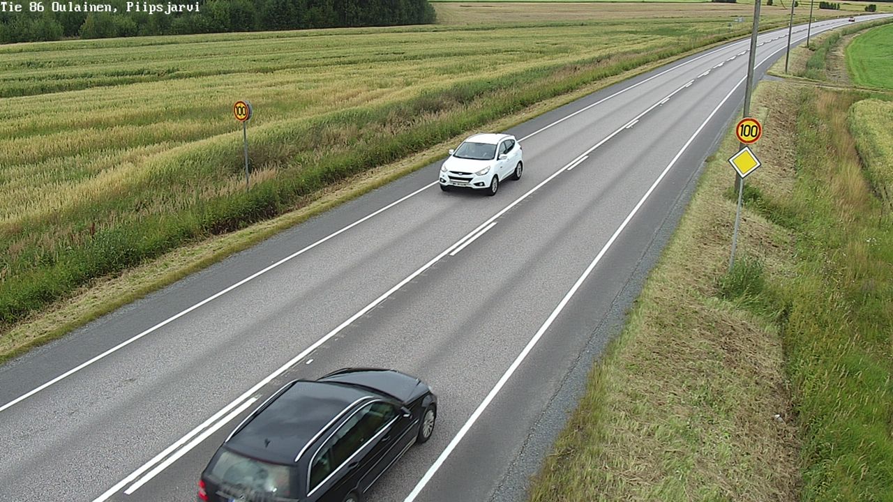 Weather Camera Image Road 86 Oulainen, Piipsjärvi, Oulainen, Pohjois-Pohjanmaa