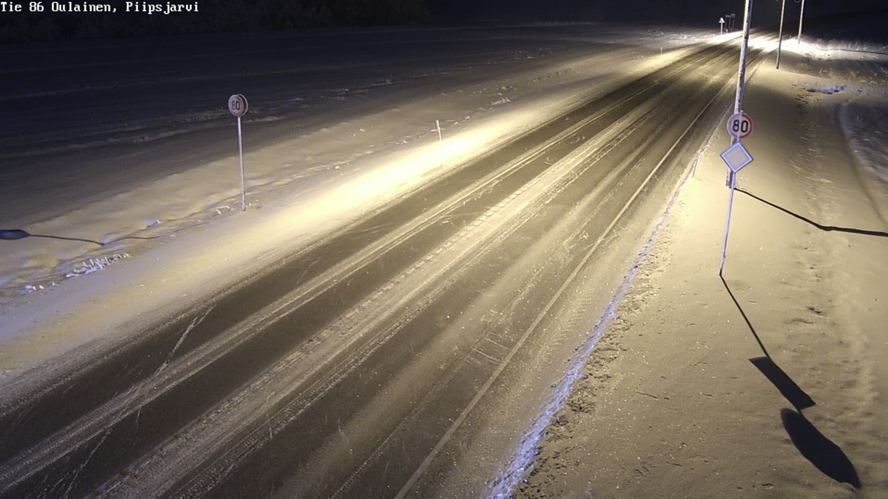 Kelikamerat Kuva Tie 86 Oulainen, Piipsjärvi, Oulainen, Pohjois-Pohjanmaa