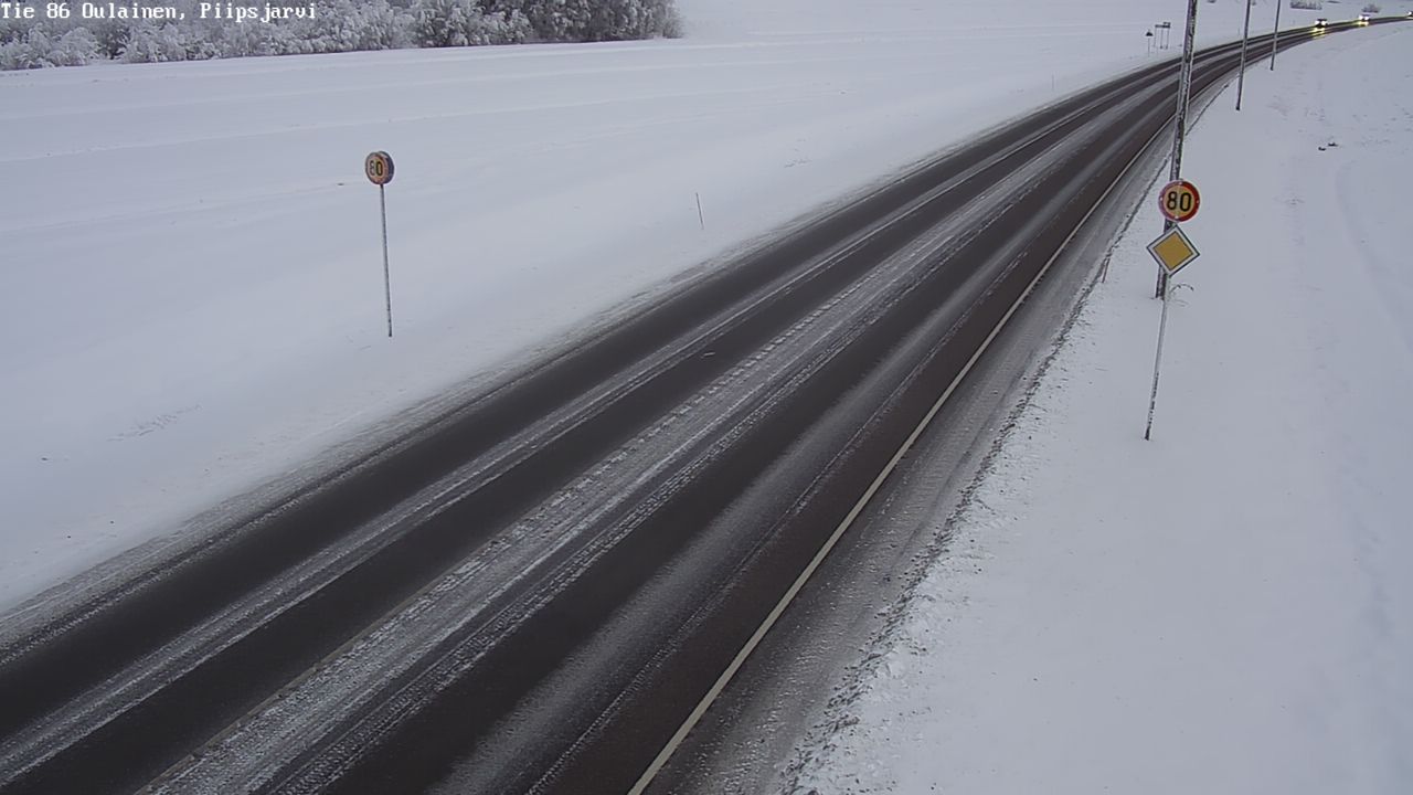 Kelikamerat Kuva Tie 86 Oulainen, Piipsjärvi, Oulainen, Pohjois-Pohjanmaa