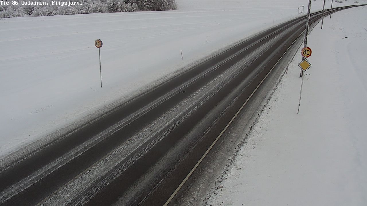 Kelikamerat Kuva Tie 86 Oulainen, Piipsjärvi, Oulainen, Pohjois-Pohjanmaa