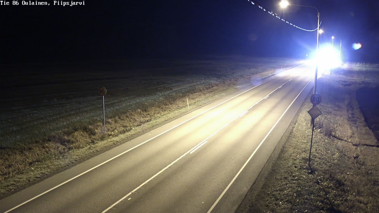 Kelikamerat Kuva Tie 86 Oulainen, Piipsjärvi, Oulainen, Pohjois-Pohjanmaa