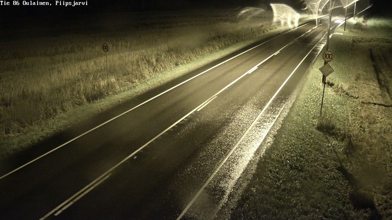 Weather Camera Image Road 86 Oulainen, Piipsjärvi, Oulainen, Pohjois-Pohjanmaa