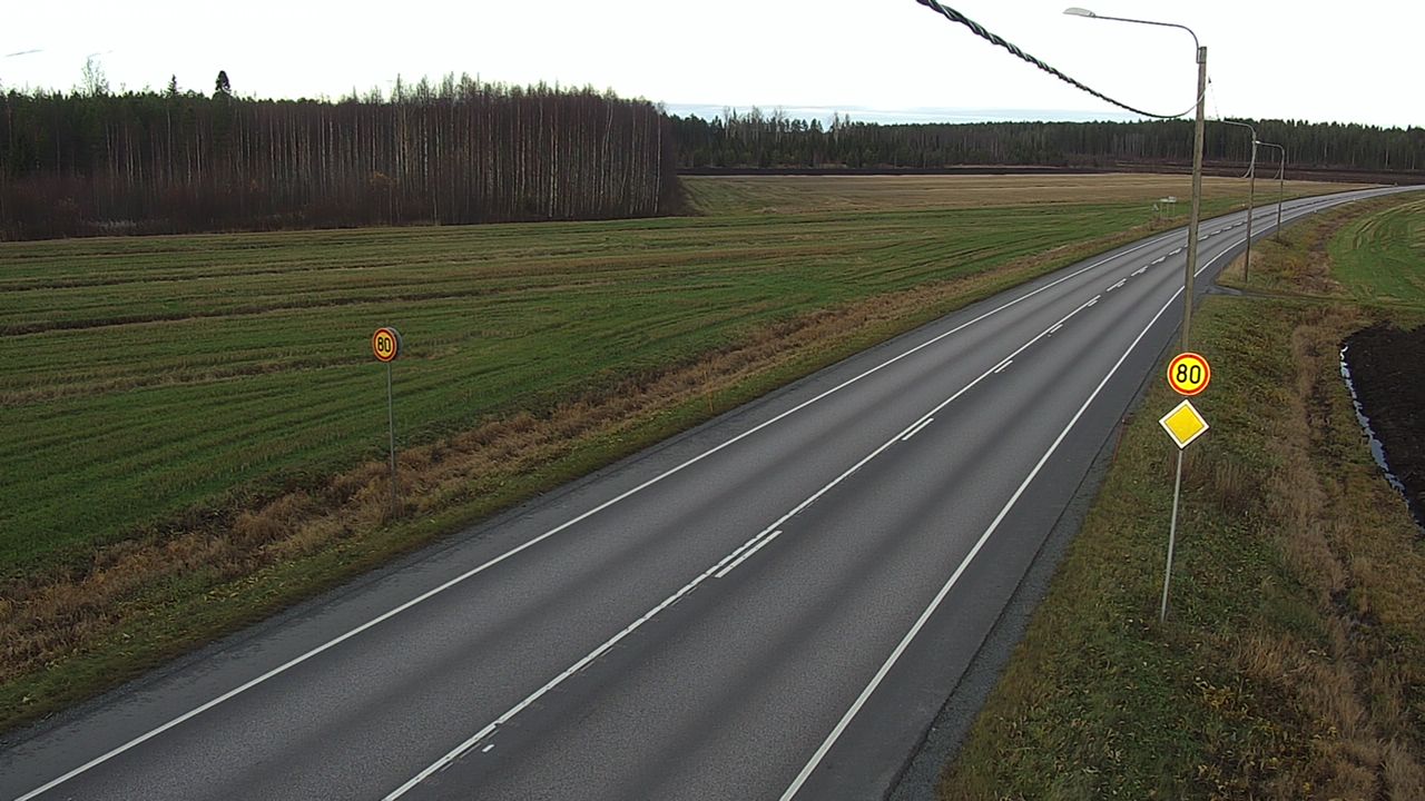 Kelikamerat Kuva Tie 86 Oulainen, Piipsjärvi, Oulainen, Pohjois-Pohjanmaa