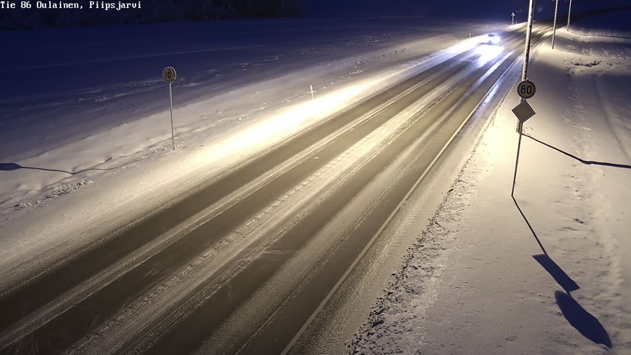 Kelikamerat Kuva Tie 86 Oulainen, Piipsjärvi, Oulainen, Pohjois-Pohjanmaa