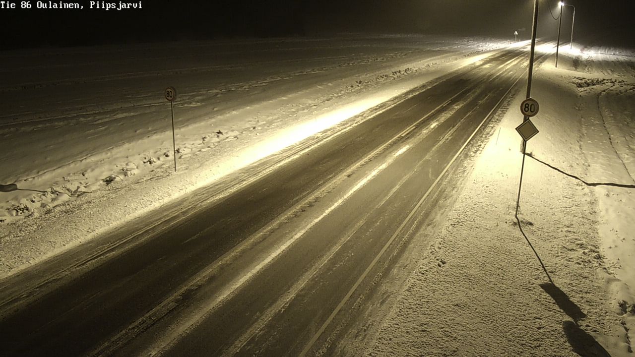 Kelikamerat Kuva Tie 86 Oulainen, Piipsjärvi, Oulainen, Pohjois-Pohjanmaa