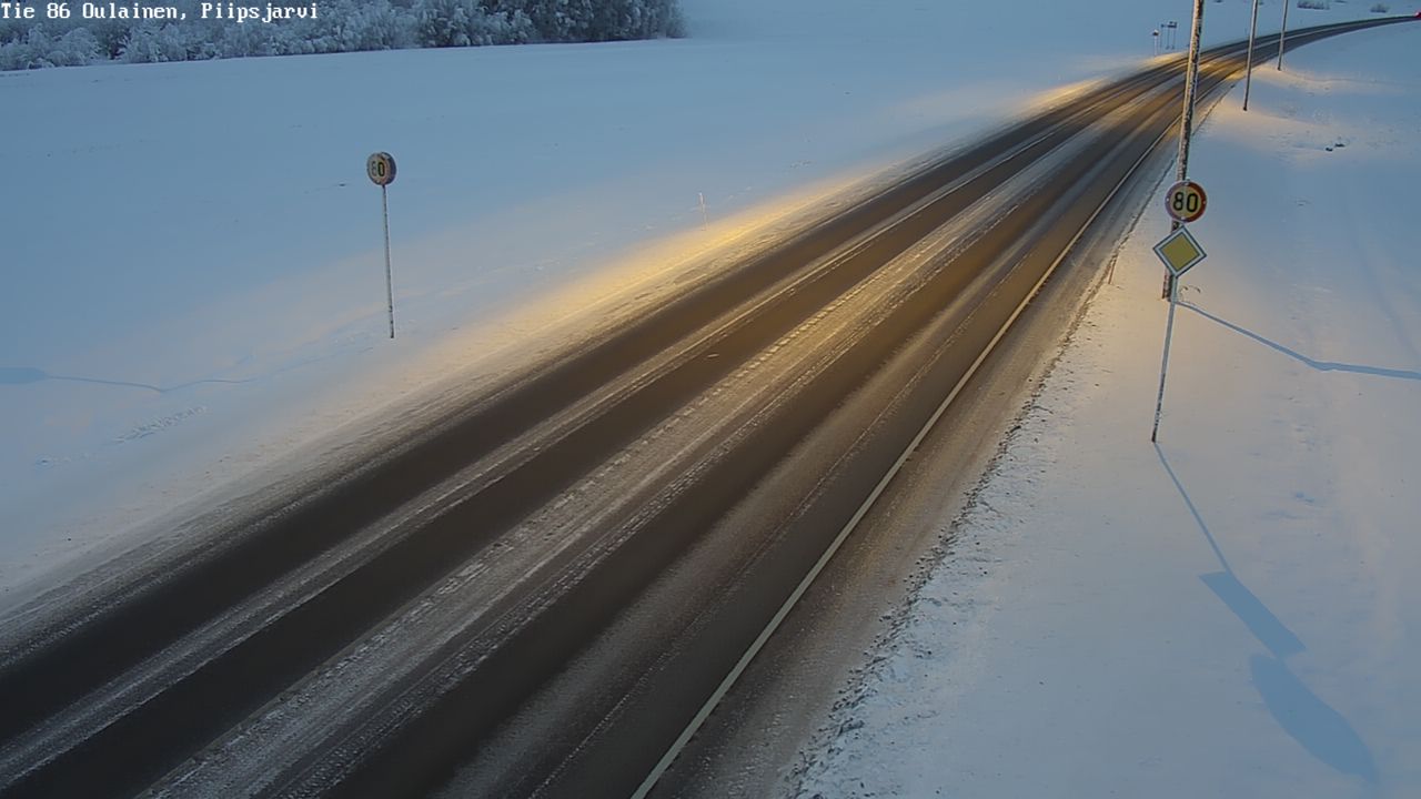 Kelikamerat Kuva Tie 86 Oulainen, Piipsjärvi, Oulainen, Pohjois-Pohjanmaa