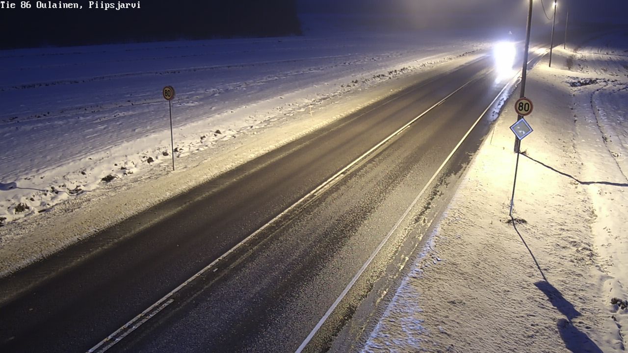 Weather Camera Image Road 86 Oulainen, Piipsjärvi, Oulainen, Pohjois-Pohjanmaa