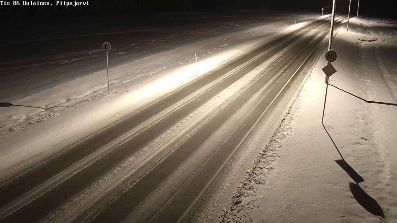 Kelikamerat Kuva Tie 86 Oulainen, Piipsjärvi, Oulainen, Pohjois-Pohjanmaa