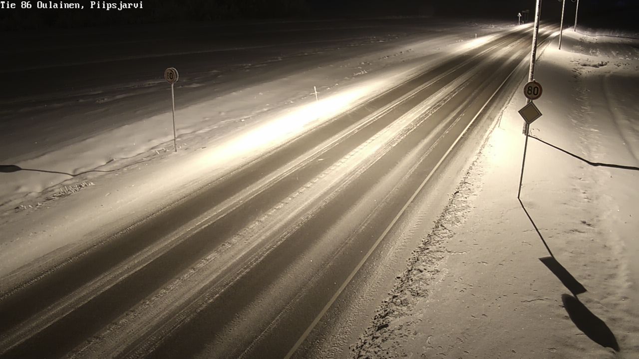 Kelikamerat Kuva Tie 86 Oulainen, Piipsjärvi, Oulainen, Pohjois-Pohjanmaa