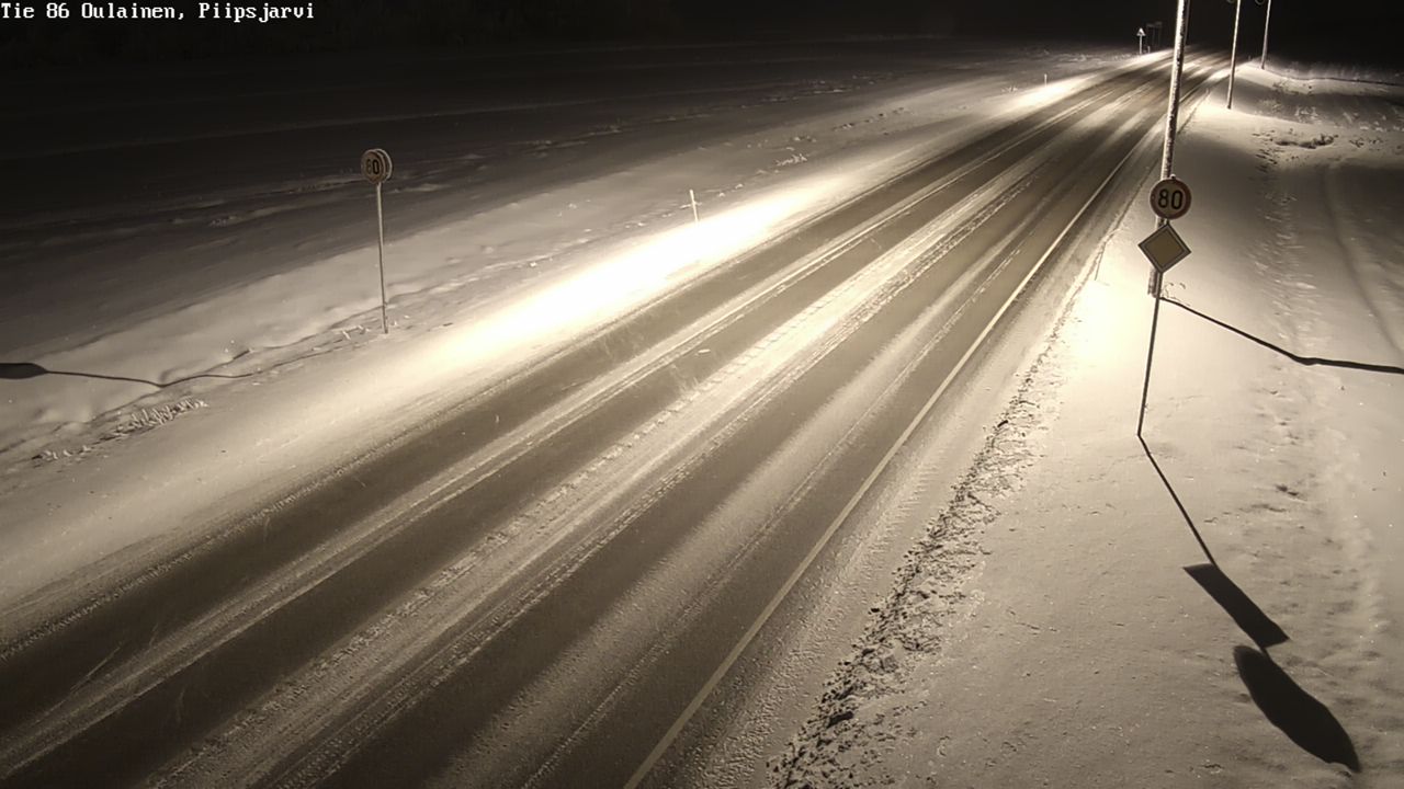 Kelikamerat Kuva Tie 86 Oulainen, Piipsjärvi, Oulainen, Pohjois-Pohjanmaa