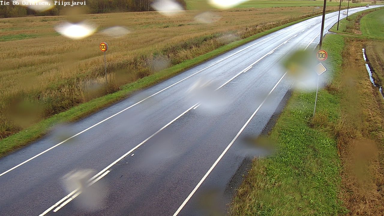 Weather Camera Image Road 86 Oulainen, Piipsjärvi, Oulainen, Pohjois-Pohjanmaa