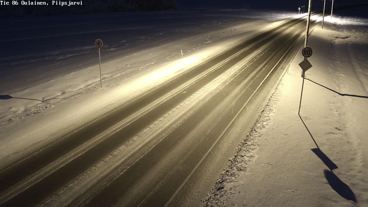 Kelikamerat Kuva Tie 86 Oulainen, Piipsjärvi, Oulainen, Pohjois-Pohjanmaa