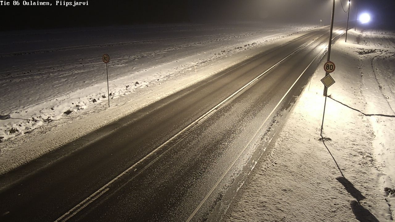 Weather Camera Image Road 86 Oulainen, Piipsjärvi, Oulainen, Pohjois-Pohjanmaa