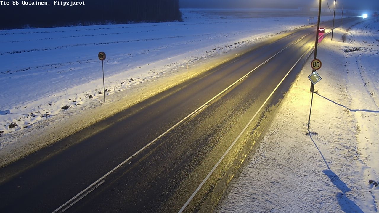 Weather Camera Image Road 86 Oulainen, Piipsjärvi, Oulainen, Pohjois-Pohjanmaa