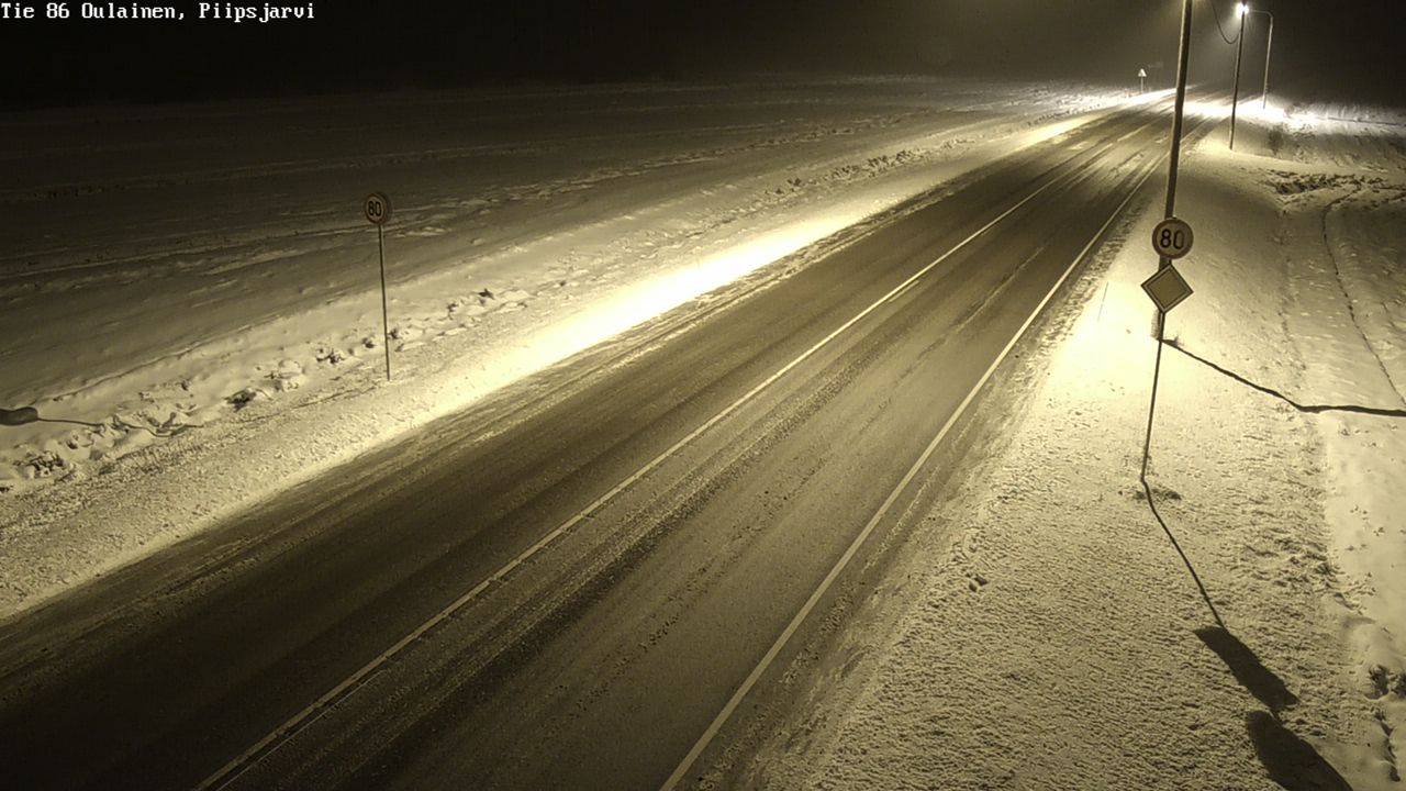 Kelikamerat Kuva Tie 86 Oulainen, Piipsjärvi, Oulainen, Pohjois-Pohjanmaa
