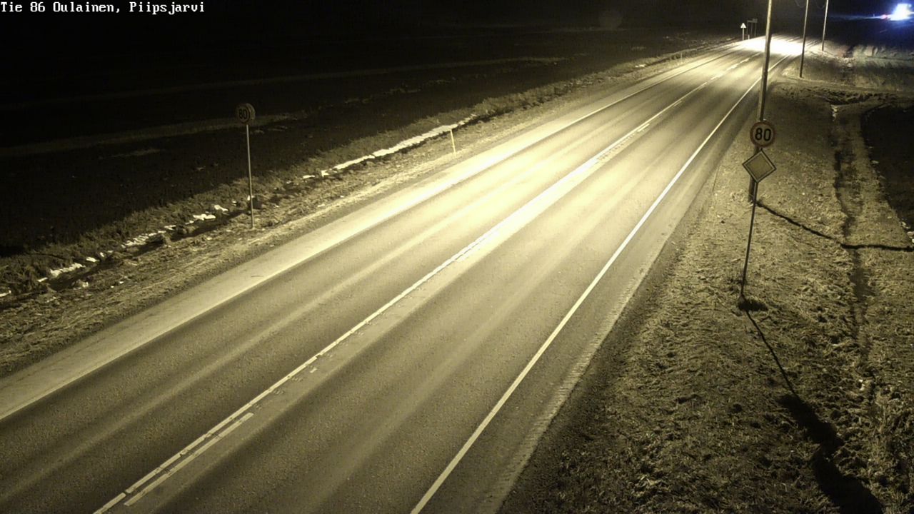 Kelikamerat Kuva Tie 86 Oulainen, Piipsjärvi, Oulainen, Pohjois-Pohjanmaa