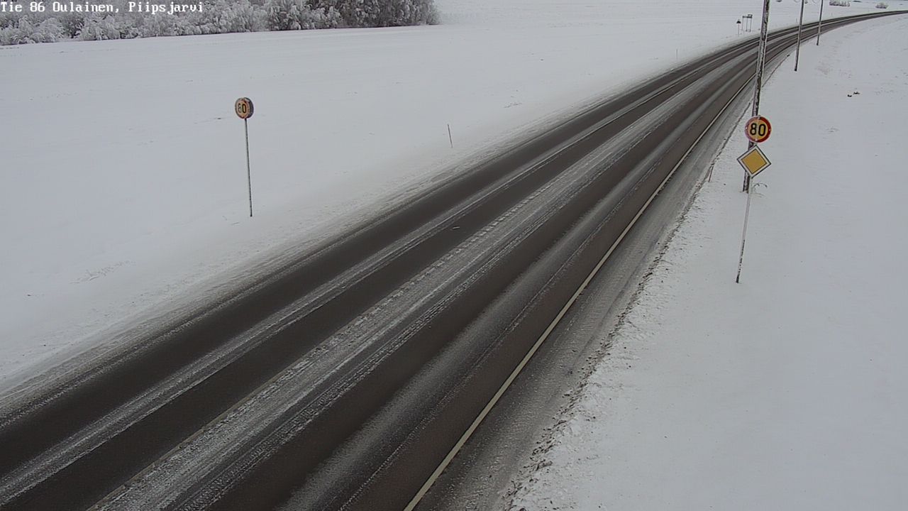 Kelikamerat Kuva Tie 86 Oulainen, Piipsjärvi, Oulainen, Pohjois-Pohjanmaa
