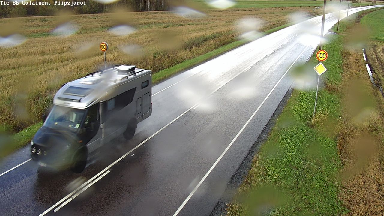 Weather Camera Image Road 86 Oulainen, Piipsjärvi, Oulainen, Pohjois-Pohjanmaa