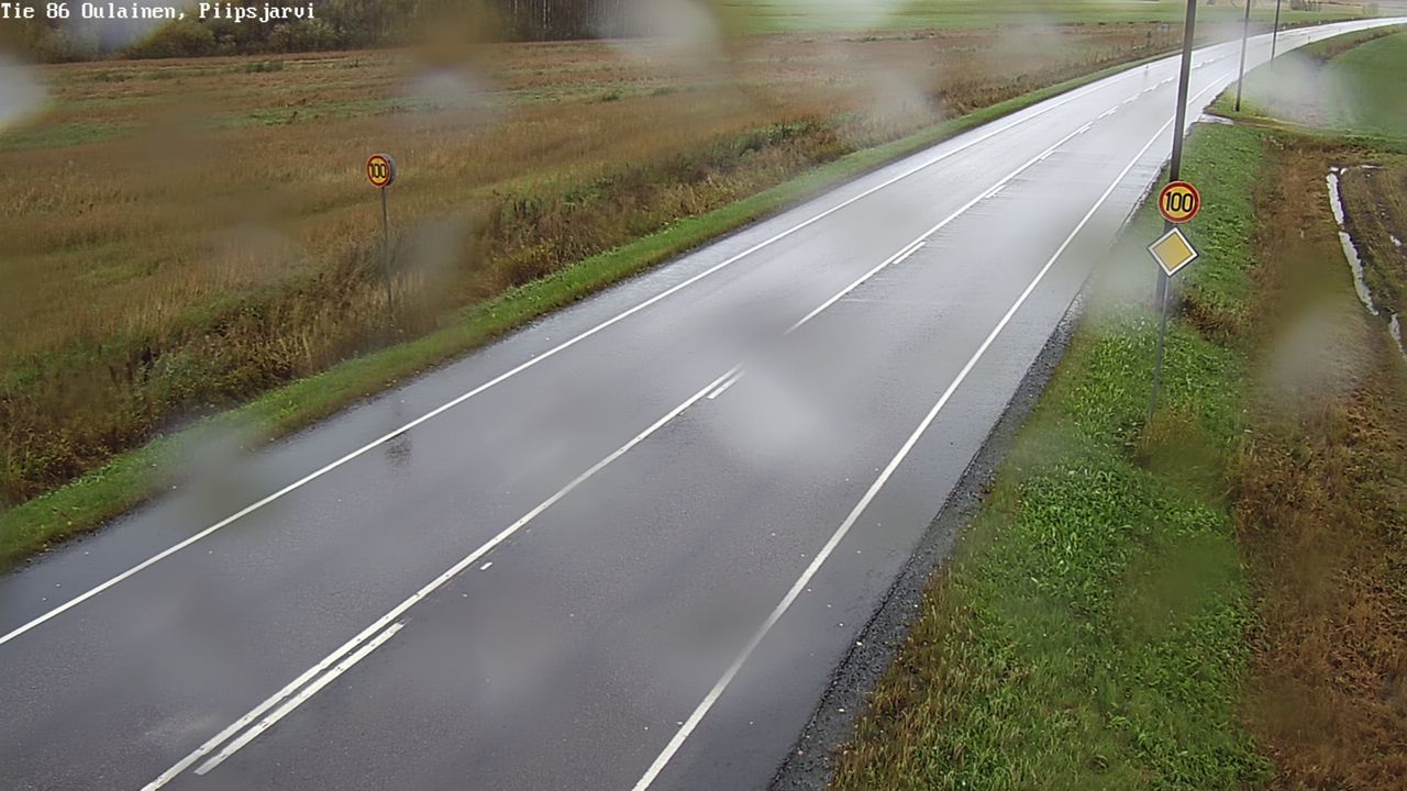 Weather Camera Image Road 86 Oulainen, Piipsjärvi, Oulainen, Pohjois-Pohjanmaa