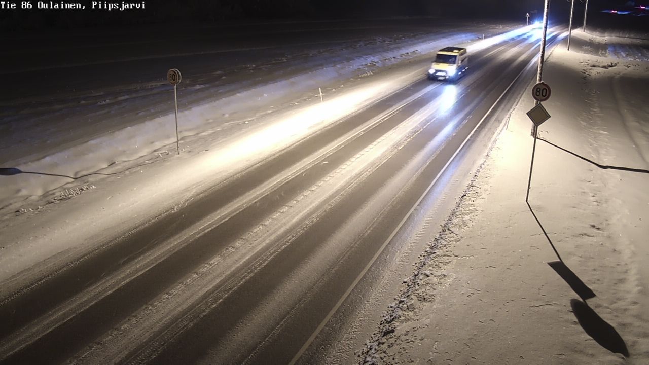 Kelikamerat Kuva Tie 86 Oulainen, Piipsjärvi, Oulainen, Pohjois-Pohjanmaa