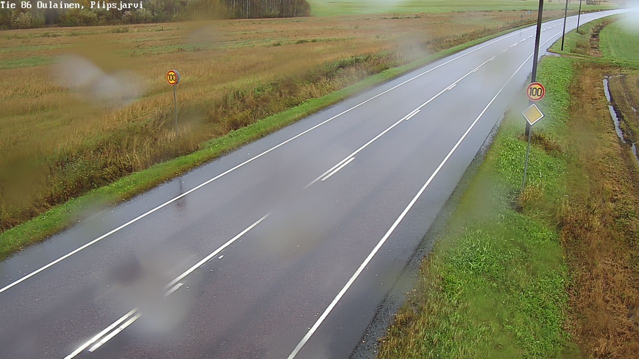 Weather Camera Image Road 86 Oulainen, Piipsjärvi, Oulainen, Pohjois-Pohjanmaa