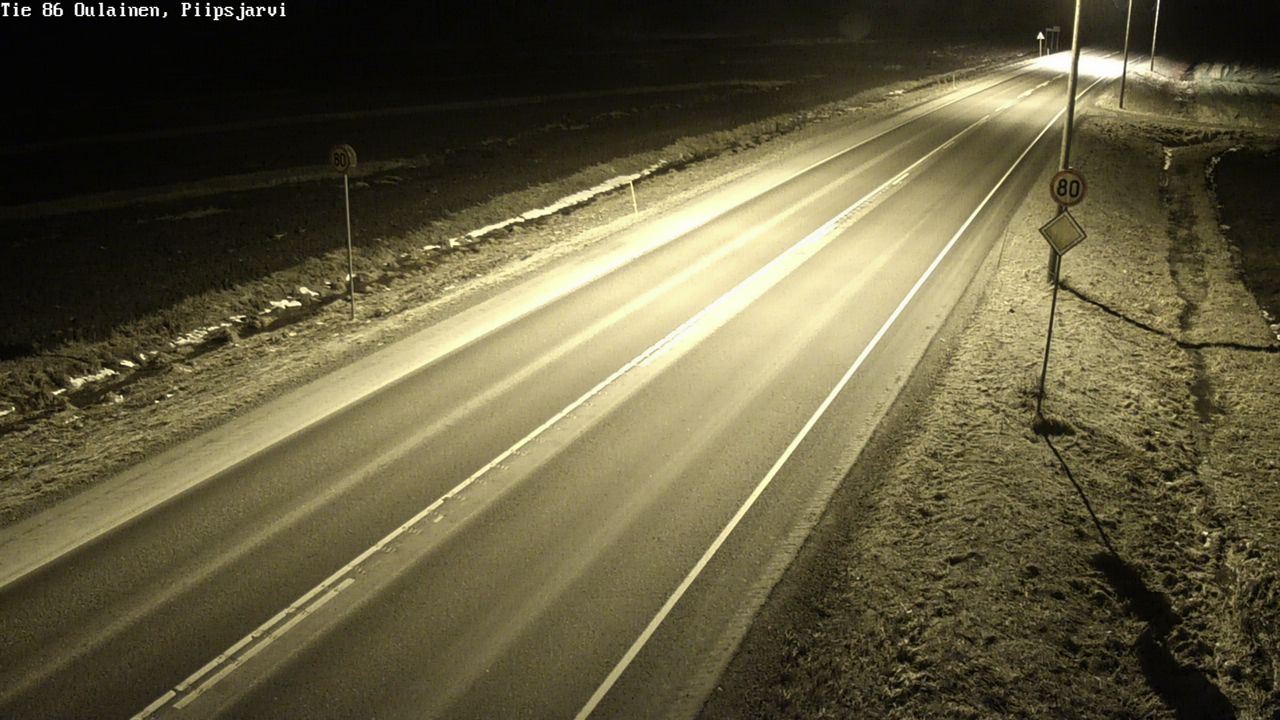 Kelikamerat Kuva Tie 86 Oulainen, Piipsjärvi, Oulainen, Pohjois-Pohjanmaa