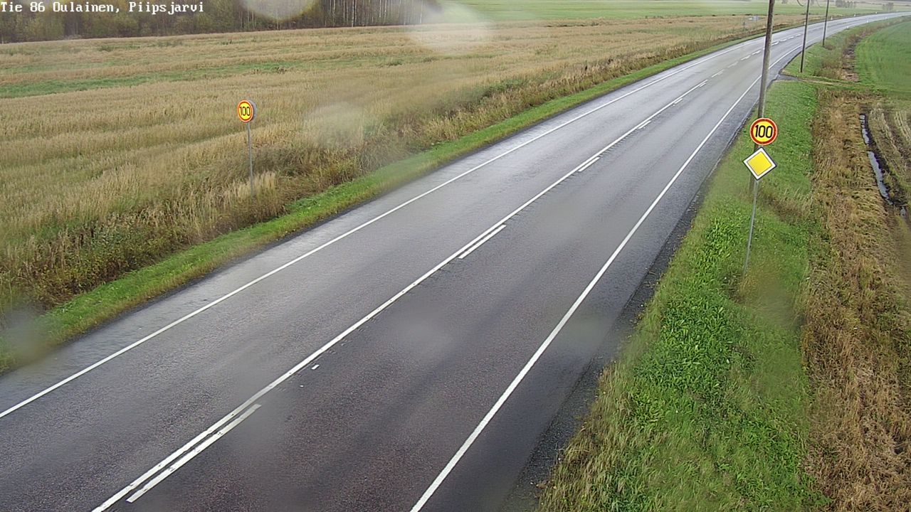 Weather Camera Image Road 86 Oulainen, Piipsjärvi, Oulainen, Pohjois-Pohjanmaa