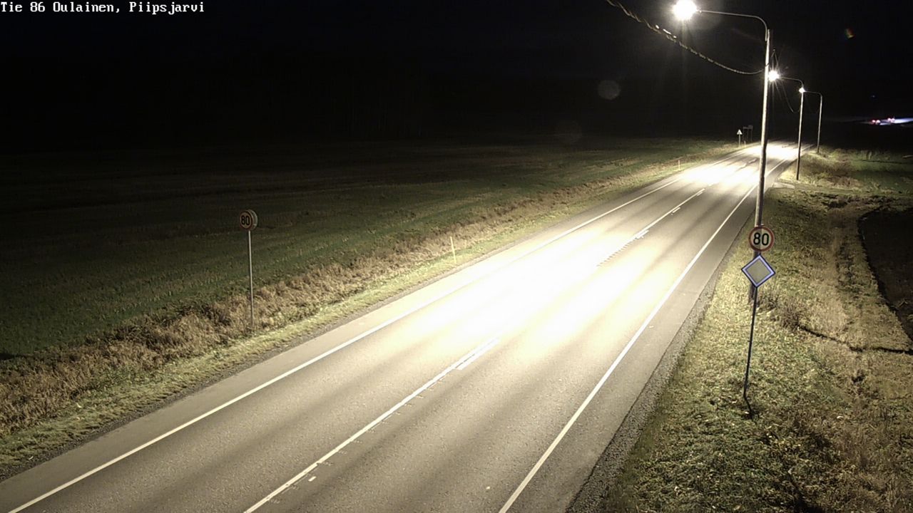 Kelikamerat Kuva Tie 86 Oulainen, Piipsjärvi, Oulainen, Pohjois-Pohjanmaa