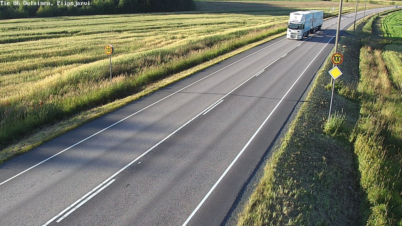Kelikamerat Kuva Tie 86 Oulainen, Piipsjärvi, Oulainen, Pohjois-Pohjanmaa